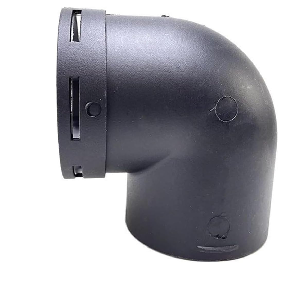 L-Shaped Connector for 60mm/75mm Vent Outlet Heater Ducting - Durable Elbow Bend Pipe
