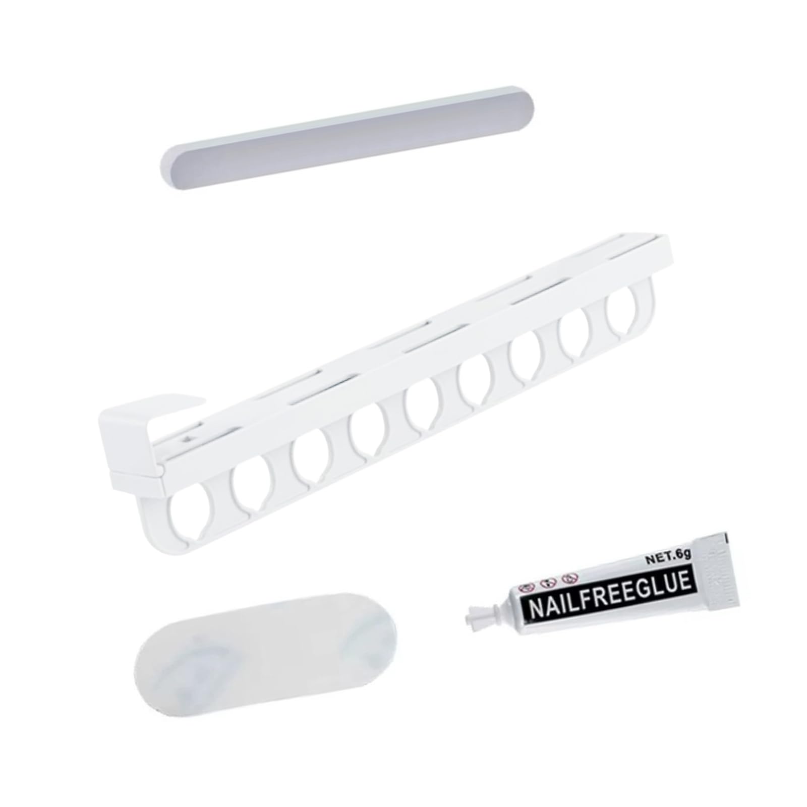 Expandable Laundry Hanger Offering Versatile Functionality in Bedroom Bathroom or Hallway Modern Clothes Display
