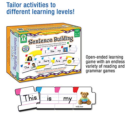 51 tNsNIIZL - Carson Dellosa &ndash; Sentence Building Literacy Resource with 86 Cards for Language Arts For K, 1st, & 2ND Grade & Ell