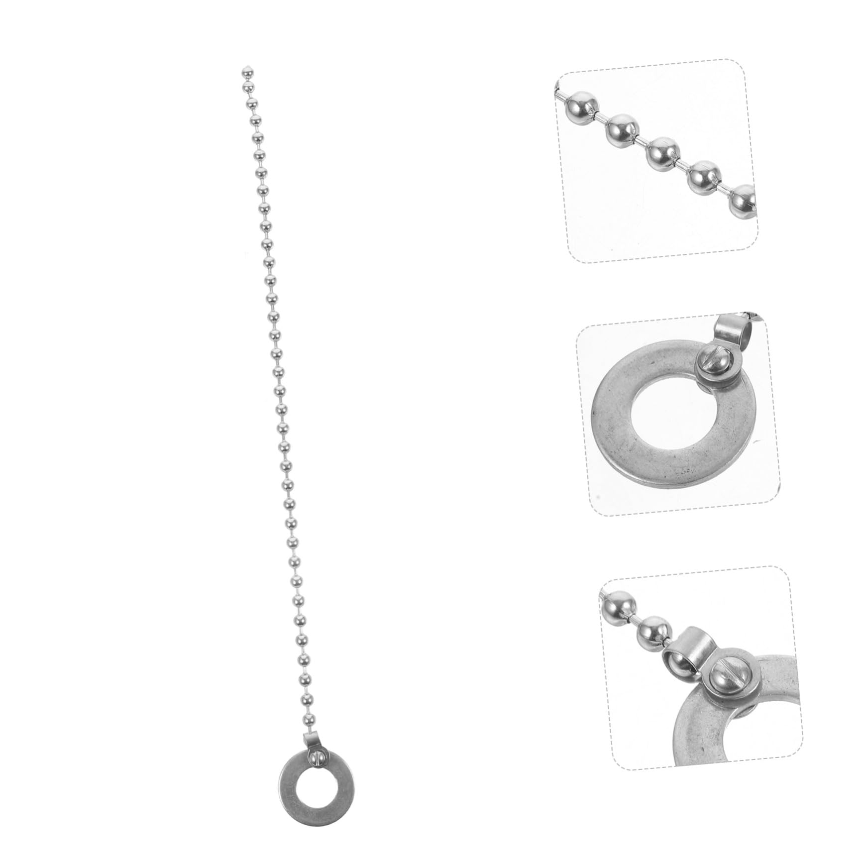 SUPVOX 3pcs Drum Cymbal Chain Replacement Cymbal Extension Jazz Drum Chain Easy to Use