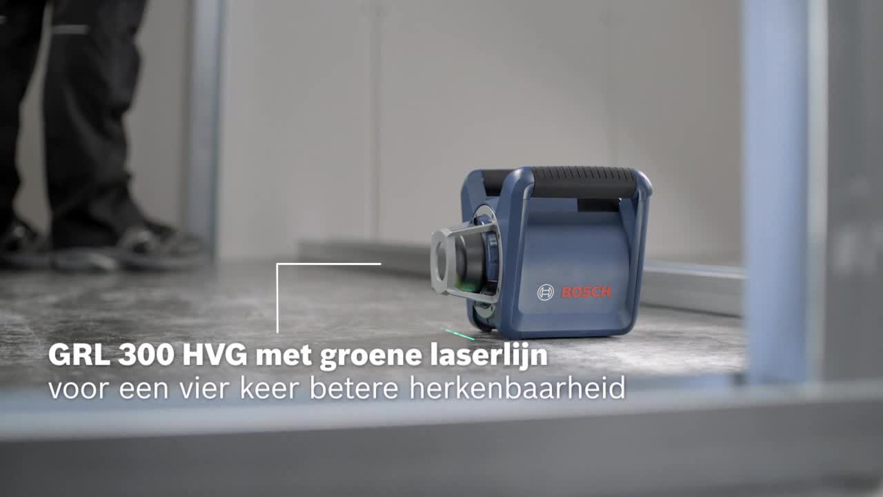 Bosch Professional Rotatielaser Grl 300 Hvg Groene Straal Werkbereik Tot Max 300 M Diameter In Transportkoffer Amazon Nl