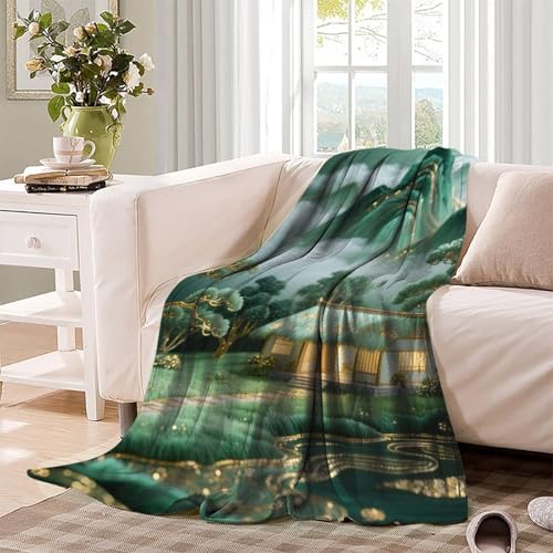 Couvertures microfibre moelleuse plaids toutes saisons pour salon et lit - 4