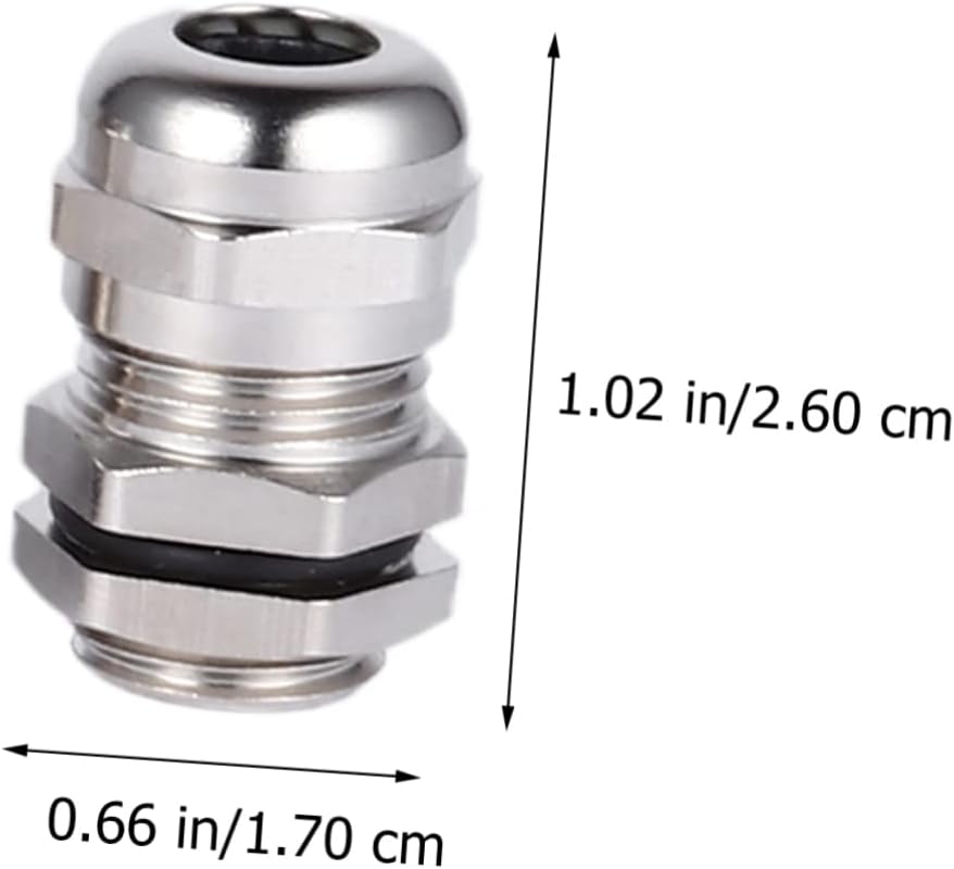 LIFKOME 5pcs Connector Wire Gland Automotive Wire Connectors Easy Installation Cable Fastener Suitable for Fixing Control Boxes