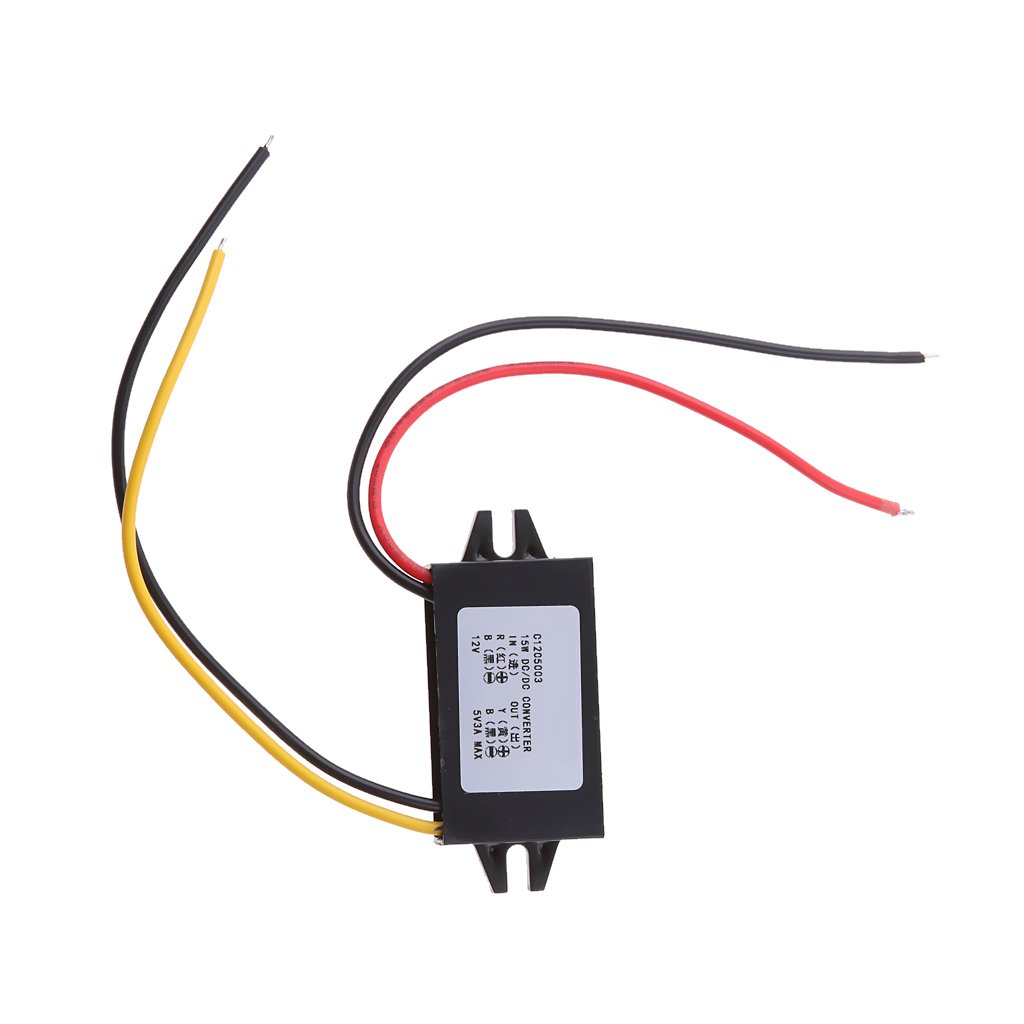 CPT 12V Step Down To 5V 3A Dual Micro Mini USB Car Power, 40 OFF