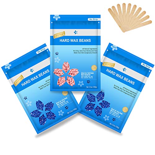 10 Oz Hard Wax Beans Hair Removal Kit, Beautypure Hard Wax Kit Delilatory