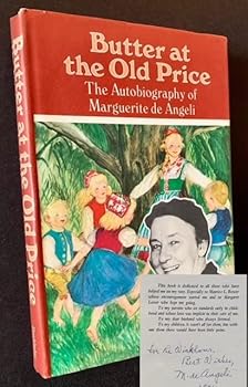 Hardcover Butter at the old price;: The autobiography of Marguerite de Angeli Book