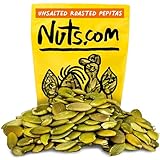 Nuts.com – Roasted Pepitas – 2 Lb Bag, Unsalted No Shell Pumpkin Seeds, Healthy Snack for Adults & Kids, Rich in Protein, Fiber & Calcium – Keto Friendly, Vegan, Gluten-Free & Kosher Pareve