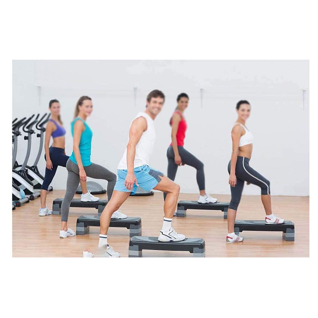 Stepper,Attrezzatura per l'allenamento Fitness su Tapis roulant Domestico con Corda Elastica Attrezzatura Multifunzionale per Il Fitness Sportivo di Piccole Dimensioni