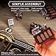 Book Nook Kit für Erwachsene: LUMYCE Holzpuzzle DIY Miniatur Haus 3D Puppenhaus - Buchstütze für Bücherregal Deko mit Led Licht Kreatives Geschenk für Leser