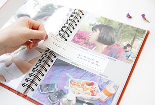 ICONIC Photo in - Spring Photo Album - Album de Photos Slip in Photo Album (4 x 6 inches, Retro Orange) - Thumbnail 7