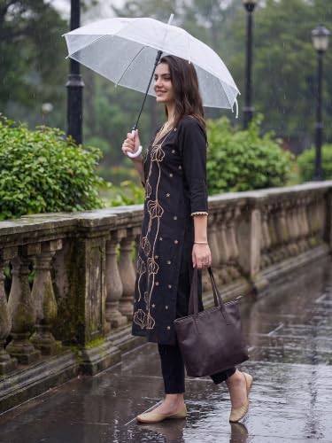 Image of INDO ERA Women's Silk Blend Geometric Embroidered Thread Work Kurta & Pant Set | Co Ord Set For Women Stylish