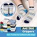 GRPSKCOS Toddler Non Slip Socks- 12 Pairs Anti Skid Toddler Socks Cute Crew Grips Sock for 1-7 Years Boys Girls Children（#1 Car Style, 6-12 Months）