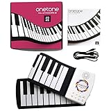 ONETONE ワントーン ロールピアノ (ロールアップピアノ) 49鍵盤 スピーカー内蔵 充電池駆動 トランスポーズ機能搭載 OTR-49 [日本語マニュアル付属]
