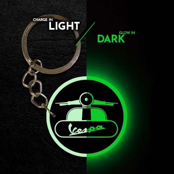 Image of Mi Glow Store | Glow in the Dark Keychain | Bike Logo