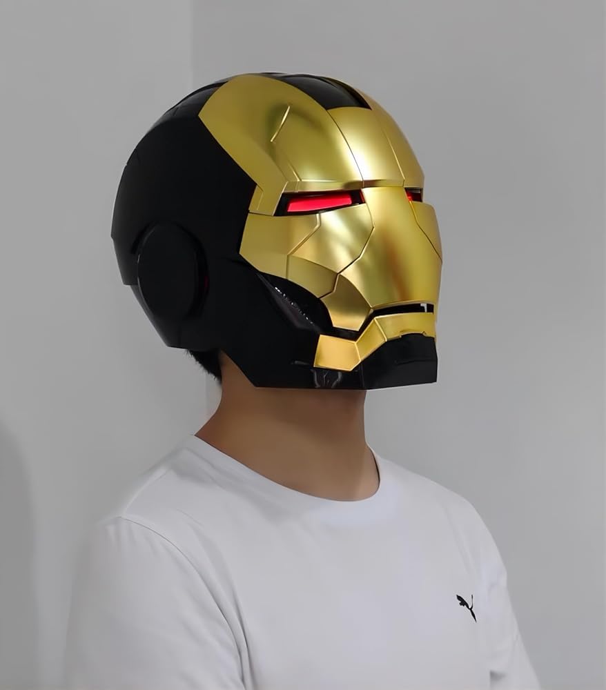 Amazon.co.jp: [EINI] アイアンマン マスク リアルモデル ゴールド