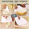Teenitor Cake Scraper Cake Smoother, 7 Pcs Dough Scraper Bowl Scraper Cake Cutter Cake Spatula Bench Scraper Kitchen Plastic Scraper Tool Cake Decorating Kit #1