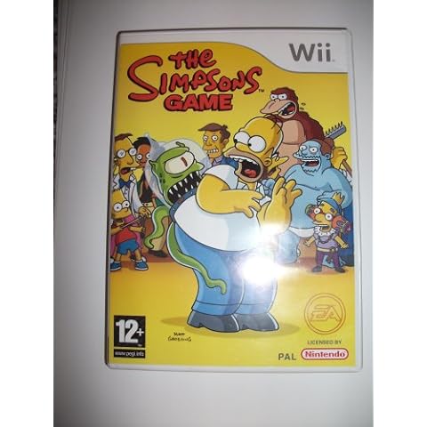Les Simpson (Wii) - Electronic Arts Cover