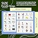 Plastic Communication Board for Non Verbal Adults, Picture Symbol Communication Cards for Aphasia, Stroke Patients, Hospital and Care Home use