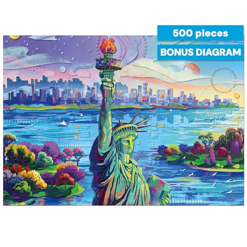 Buffalo Games - Celebrate Liberty - Rompecabezas de 500 piezas para adultos | Arte de Redina Tili, Hecho en USA miniatura 7