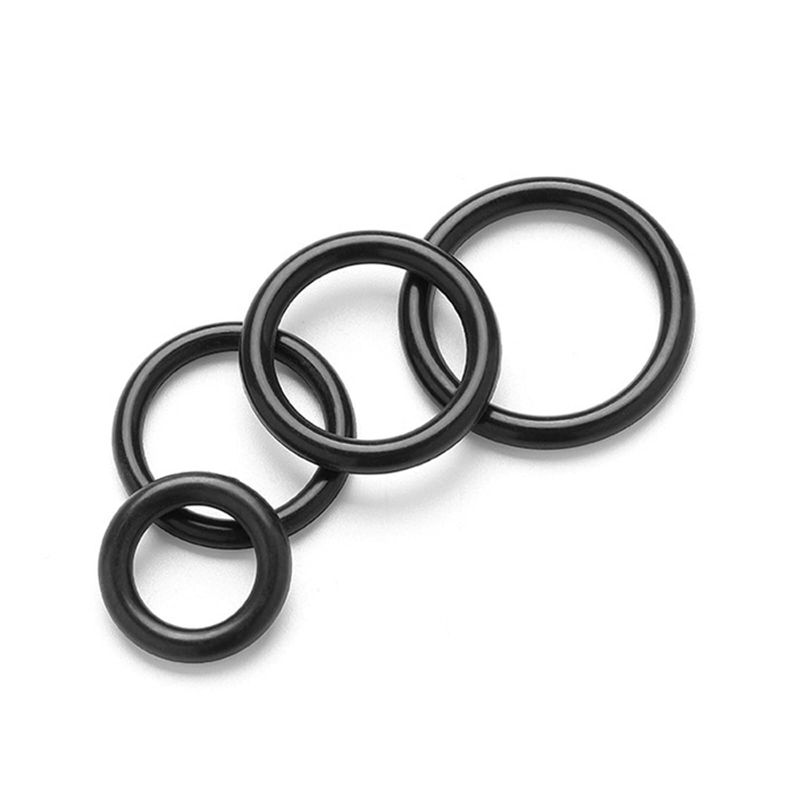 O-Ring Anello di tenuta in gomma NBR Resistente alle alte temperature CS1.5mm Cilindro meccanico Rondella generale ID 1-30mm,Materiale Affidabile(ID 30mm)