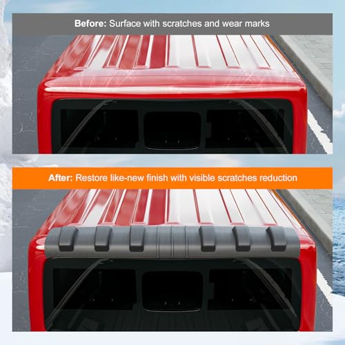 Image of powoq Rear Roof Protector Compatible with 2020-2026 Jeep Gladiator JT Truck Cab Roof Protector Replacement for 2020-2026 Jeep Gladiator Accessories