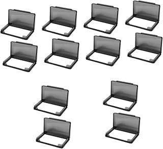 Housoutil 12pçs Interruptor À Prova D'água Protetor De Tomada De Tomada Protetor De Interruptor À Prova De Crianças Tampa De Tomada Caixa De Saída De Interruptor Abs Universal