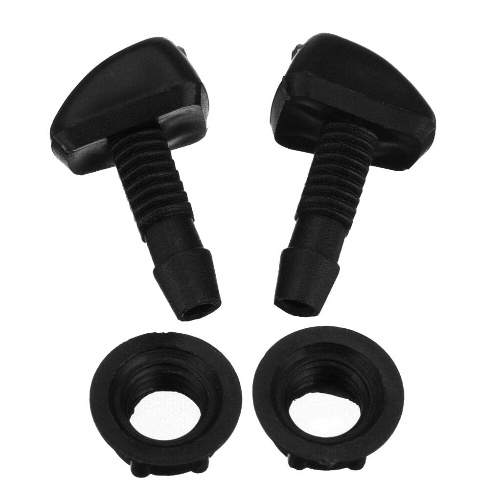 LOOM TREE® 2Pieces Car Windshield Washer Wiper Water Spray Nozzle Universal | 2 Pieces Windscreen Wiper Sprayer Nozzle-image-19