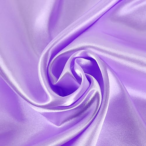 Women Square Neck Scarf Purple Satin Scarf Neckerchief for Halloween Retro Women Girls Costume Accessory2