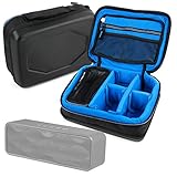 Fantástica bolsa acolchada para guardar y tranportar su dispositivo y accesorios.