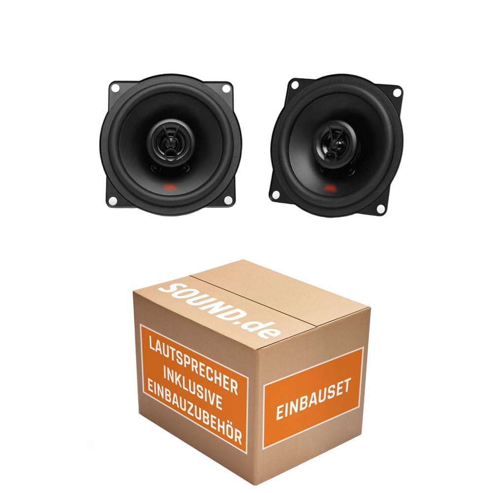 JBL Stage2 524 | 2-Wege | 13cm Koax Lautsprecher - Einbauset passend für Renault Twingo 2 Front Heck - justSOUND