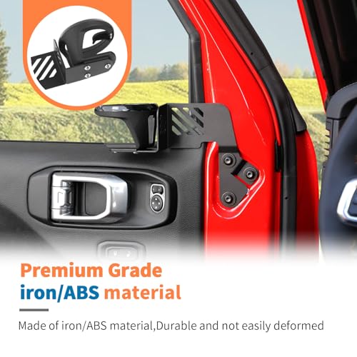 JeCar 2pcs Porta vasos para puertas Jeep Wrangler JL 2018-2025 miniatura 4