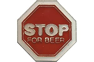 Nostalgic Enamel Beer Cap Display Pins for Caps, Backpacks, and Clothing (50-Pack)