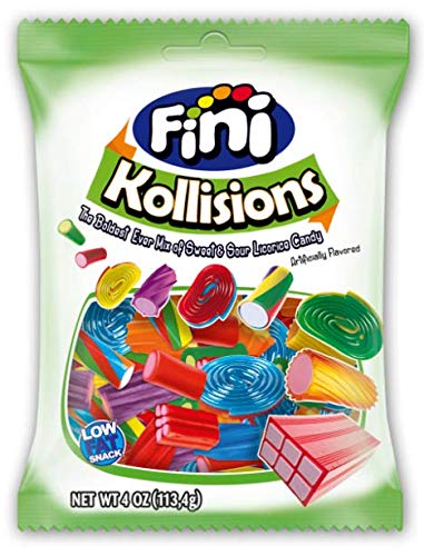 Fini Kollisons, The Boldest Ever Mix of Sweet & Sour Licorice Candy, 4