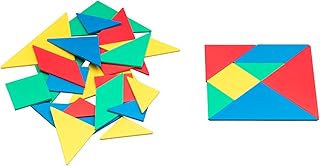 Comprar WISSNER Tangram Puzzle Game Juego de 4 rompecabezas chino - Robusto - Hecho de plástico sólido