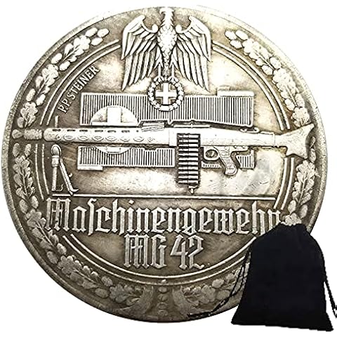 FKaiYin 1939-1945 Old Historical German Coins-Make German Great - Uncirculated Commemorative Old Coin - Teaching Tool for Kids-It's Handmade Crafts Future experience Cover