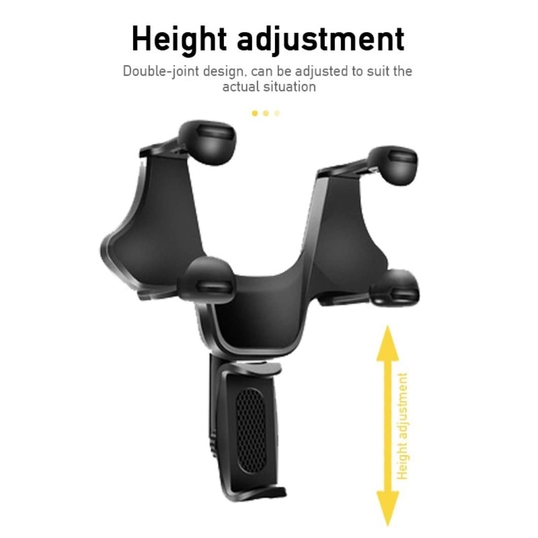 Supporto Telefono Supporto Universale per Smartphone per Auto Specchietto retrovisore per Telefono Cellulare Accessori per Decorazioni per Auto