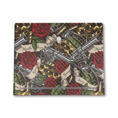 Image of Carbon Fiber Laptop Skin Compatible with Alienware X16 R2 (2024) - Gangster Life - Premium 3M Vinyl Protective Wrap Decal Cover - Easy to Apply | Crafted in The USA by MightySkins