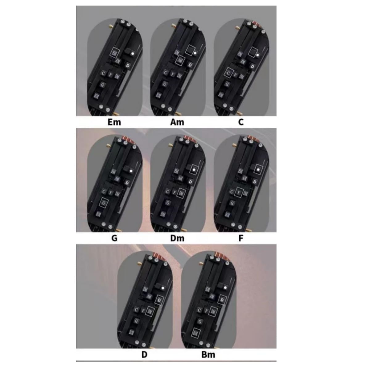 GUITAR VIRTUOSO Tool - Acoustic Guitar Chord Presser with One-Click Function, Automatic Switching, Easy Install for 38-41