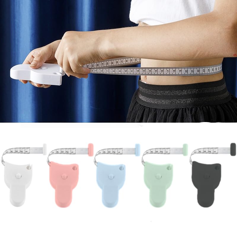 Cinta métrica flexible portátil 150 cm retráctil miniatura 2