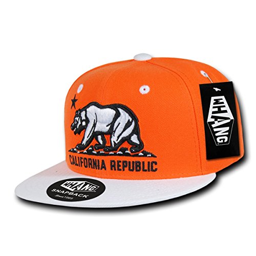 Whang Snap Back Cali Head Wear - Orange/White