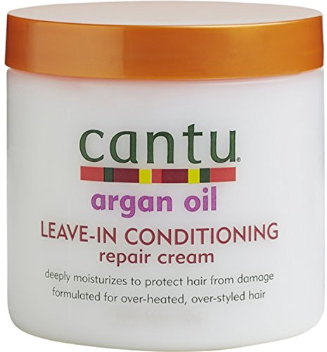 Cantu Argan Oil Leave-In Conditioning Repair Cream, 16 oz (Pack of 4)