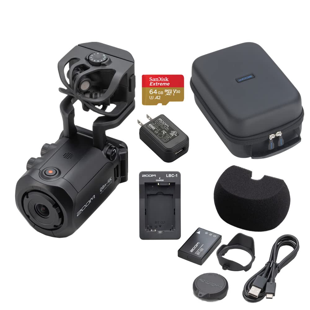 Amazon.co.jp: ZOOM Q8n-4K (充電器/ソフトシェルケース/microSDカード