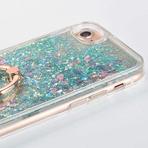 Glitter Hoes voor iPhone 6 Plus/6S Plus, LCHDA Blinkend Vloeibaar Drijfzand Glanzend Vloeiende Pailletten Helder Kristal… - Image 8