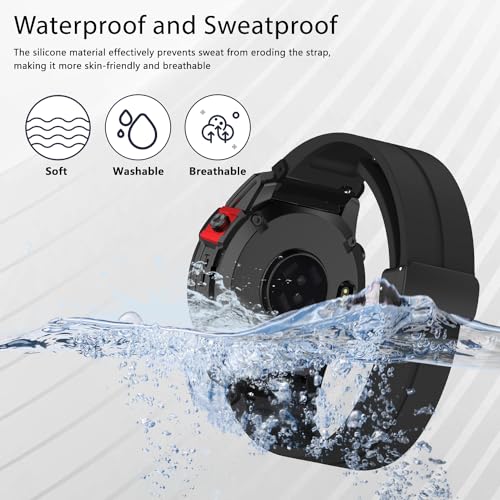 LanQii 22mm QuickFit Cinturino Compatibile con