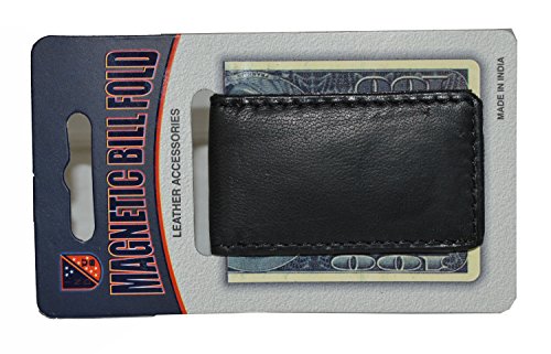LB LEATHERBOSS Men's New Leather Strong Magnetic Money Clip2