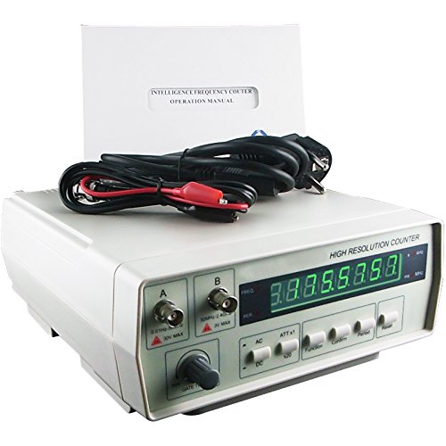 Gain Express VC3165 Radio Frequency Counter 0.01Hz~2.4GHz w/BNC Test Leads, High Resolution Professional RF Signal Meter Tester, 8 Digits LED Display - Thumbnail 3