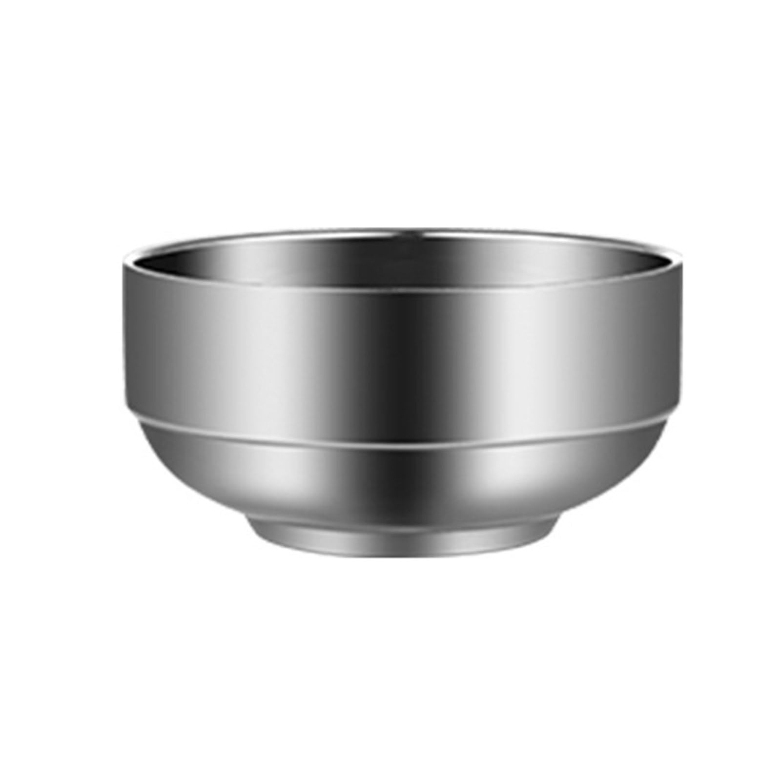 Qusinfc Thickened Stainless Steel Bowl Dishwasher Safe Dinnerware for Soup Rice Dining Accessory Kitchen Tableware