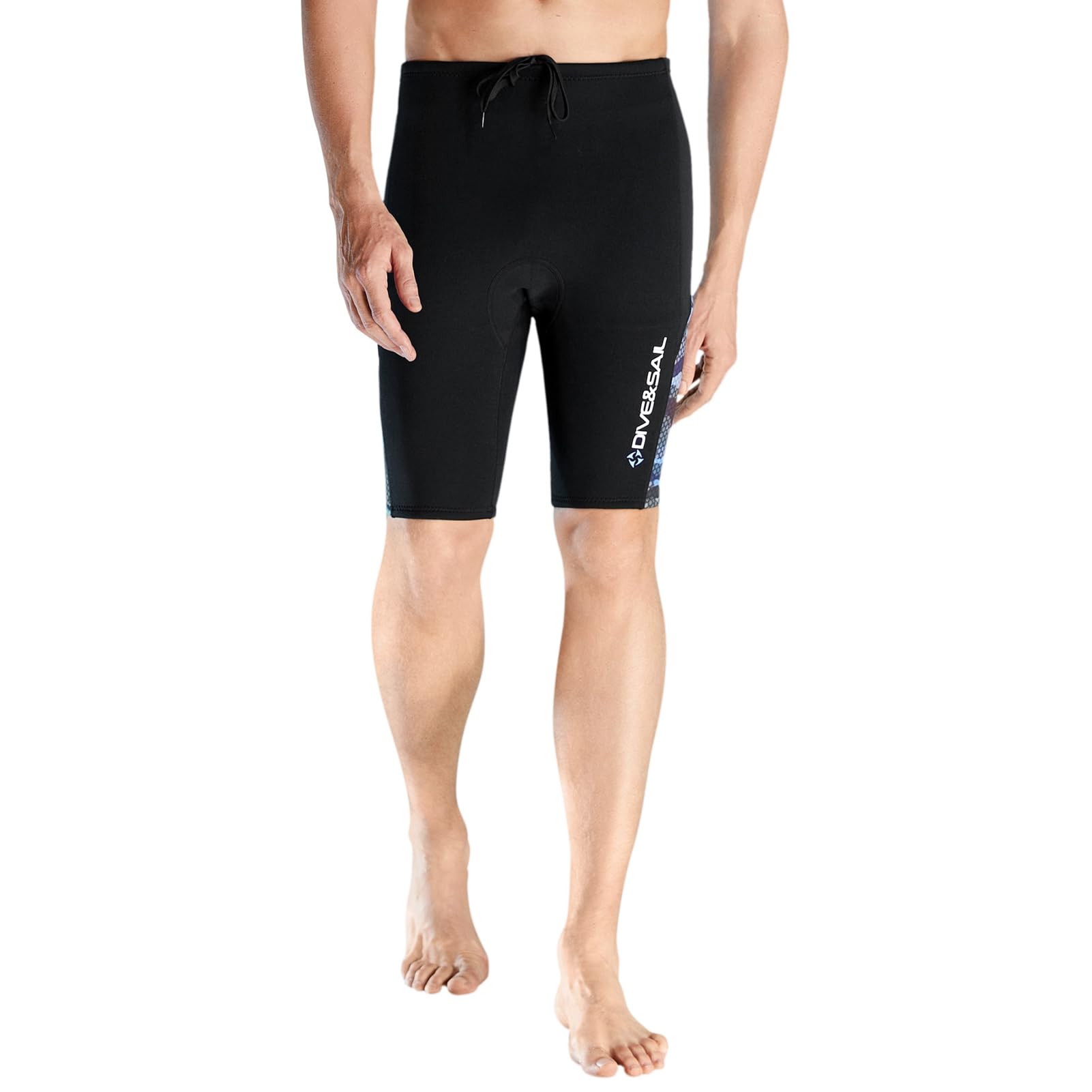 Short de plongée en néoprène pour homme, 2 mm d'épaisseur, pour la plongée, le surf, les sports nautiques, avec tuba et kayak