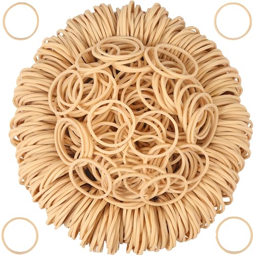 Rubber Bands Size #10 Beige 600 pcs Elastic Rubber Bands for Office Supplies money Trapped flowers