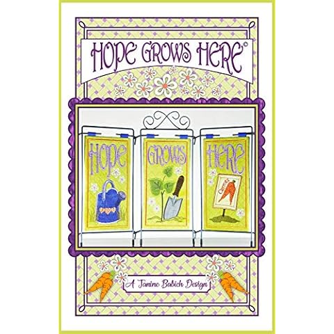 Janine Babich Designs Hope Grows Here Table Top Display Pattern, Any Cover